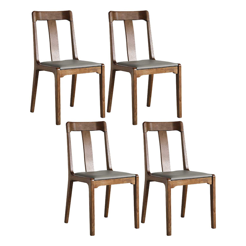 Modern 1/4/5/7 Pieces Dining Sintered Stone Dining Table Set with Wooden Legs for Kitchen 4 Walnut Chairs Clearhalo 'Dining Room Sets' 'Dining Tables & Seating' 'dining_room_set' 'furn' 'furn_dining_room_set' 'Furniture' 'furniture_dining_room_set' 'Kitchen & Dining Furniture' 'kitchen&dining_furn' 'kitchen' 4545567