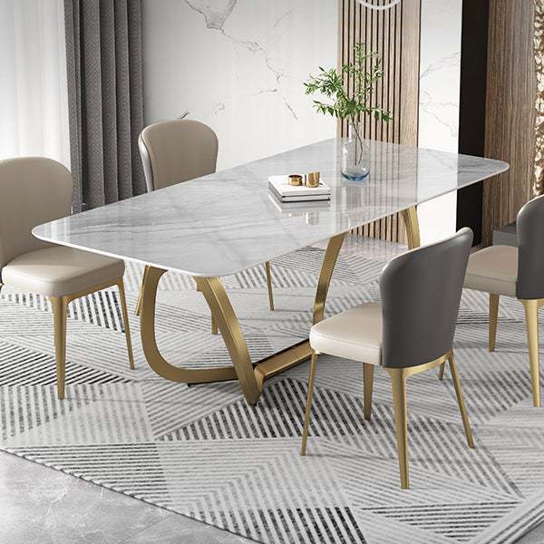 Contemporary 1/4/5 Pieces Dining Set Rectangle Dining Room Table Set Clearhalo 'Dining Room Sets' 'Dining Tables & Seating' 'dining_room_set' 'furn' 'furn_dining_room_set' 'Furniture' 'furniture_dining_room_set' 'Kitchen & Dining Furniture' 'kitchen&dining_furn' 'kitchen' 4545608