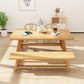 Contemporary 1/2/5/7 Pieces Dinette Set Solid Wood Dining Room Table and Chair Set Clearhalo 'Dining Room Sets' 'Dining Tables & Seating' 'dining_room_set' 'furn' 'furn_dining_room_set' 'Furniture' 'furniture_dining_room_set' 'Kitchen & Dining Furniture' 'kitchen&dining_furn' 'kitchen' 4545633