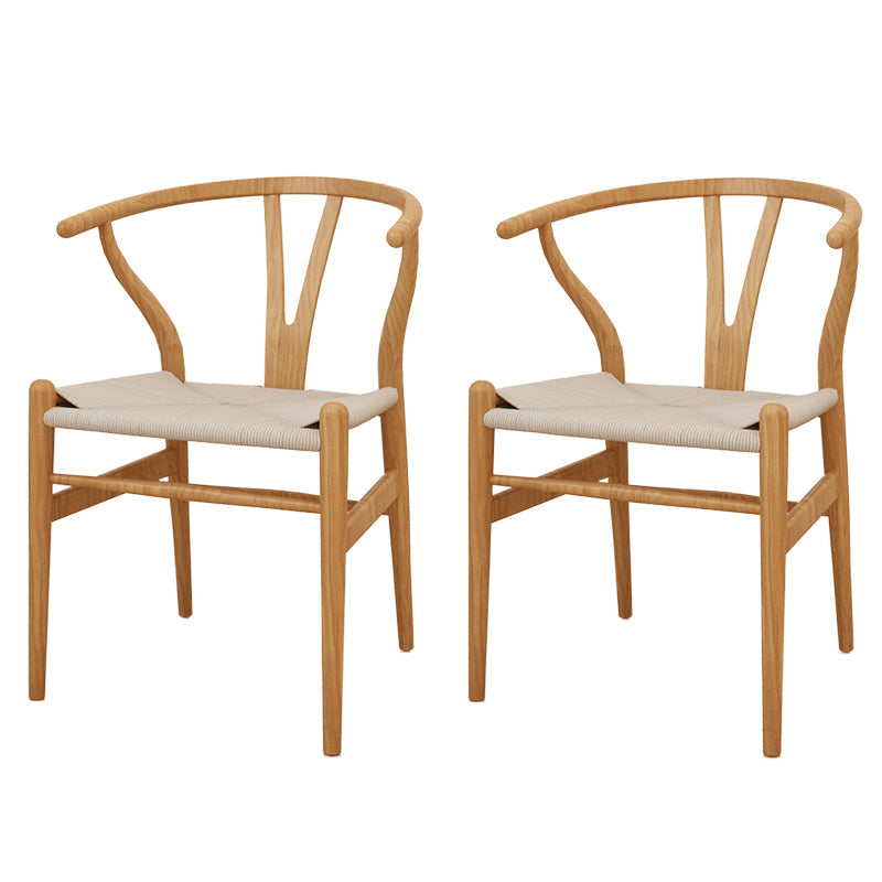 Contemporary 1/2/5/7 Pieces Dinette Set Solid Wood Dining Room Table and Chair Set 2 White Chairs Clearhalo 'Dining Room Sets' 'Dining Tables & Seating' 'dining_room_set' 'furn' 'furn_dining_room_set' 'Furniture' 'furniture_dining_room_set' 'Kitchen & Dining Furniture' 'kitchen&dining_furn' 'kitchen' 4545635