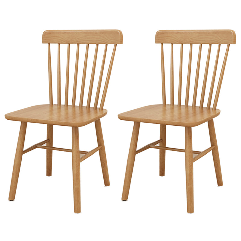 Contemporary 1/2/5/7 Pieces Dinette Set Solid Wood Dining Room Table and Chair Set 2 Wood Chairs Clearhalo 'Dining Room Sets' 'Dining Tables & Seating' 'dining_room_set' 'furn' 'furn_dining_room_set' 'Furniture' 'furniture_dining_room_set' 'Kitchen & Dining Furniture' 'kitchen&dining_furn' 'kitchen' 4545640