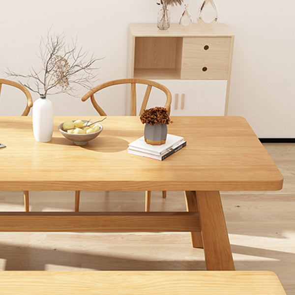 Contemporary 1/2/5/7 Pieces Dinette Set Solid Wood Dining Room Table and Chair Set Clearhalo 'Dining Room Sets' 'Dining Tables & Seating' 'dining_room_set' 'furn' 'furn_dining_room_set' 'Furniture' 'furniture_dining_room_set' 'Kitchen & Dining Furniture' 'kitchen&dining_furn' 'kitchen' 4545641