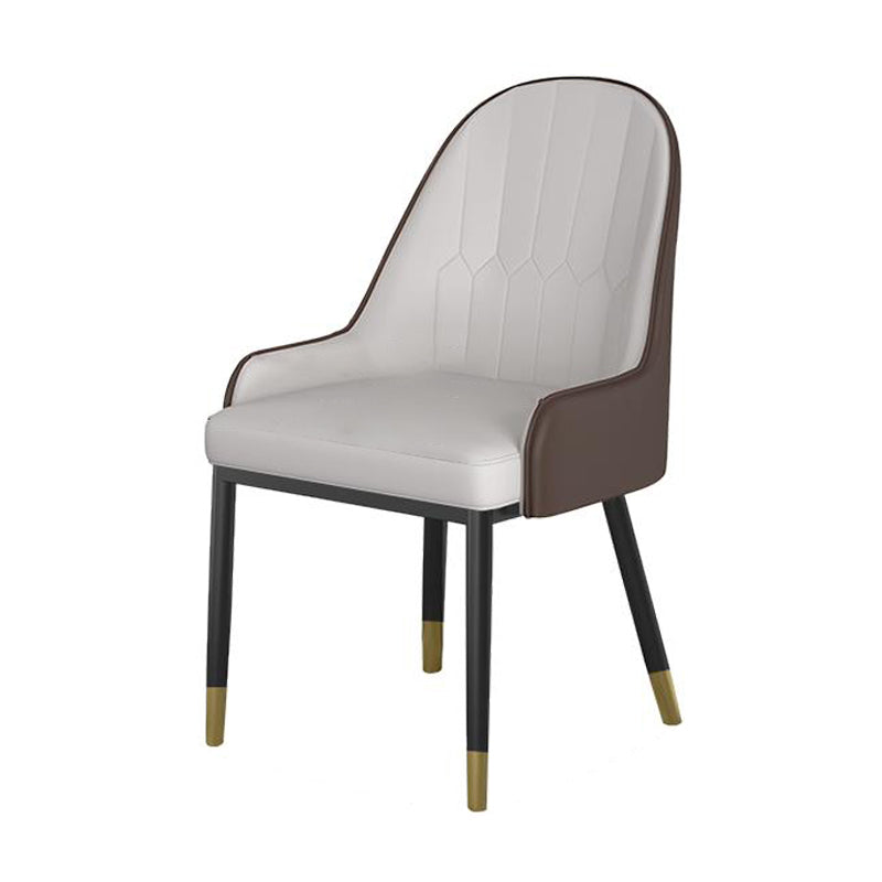 Nordic Style 1/4/5/7 Rectangle Dining Room Set with Leather Chairs Clearhalo 'Dining Room Sets' 'Dining Tables & Seating' 'dining_room_set' 'furn' 'furn_dining_room_set' 'Furniture' 'furniture_dining_room_set' 'Kitchen & Dining Furniture' 'kitchen&dining_furn' 'kitchen' 4545729