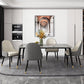Nordic Style 1/4/5/7 Rectangle Dining Room Set with Leather Chairs Clearhalo 'Dining Room Sets' 'Dining Tables & Seating' 'dining_room_set' 'furn' 'furn_dining_room_set' 'Furniture' 'furniture_dining_room_set' 'Kitchen & Dining Furniture' 'kitchen&dining_furn' 'kitchen' 4545732
