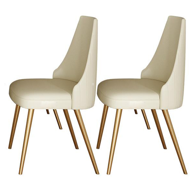 Scandinavian 1/2/5 Rectangle White Dining Table Set for Kitchen 2 White Chairs Clearhalo 'Dining Room Sets' 'Dining Tables & Seating' 'dining_room_set' 'furn' 'furn_dining_room_set' 'Furniture' 'furniture_dining_room_set' 'Kitchen & Dining Furniture' 'kitchen&dining_furn' 'kitchen' 4545740