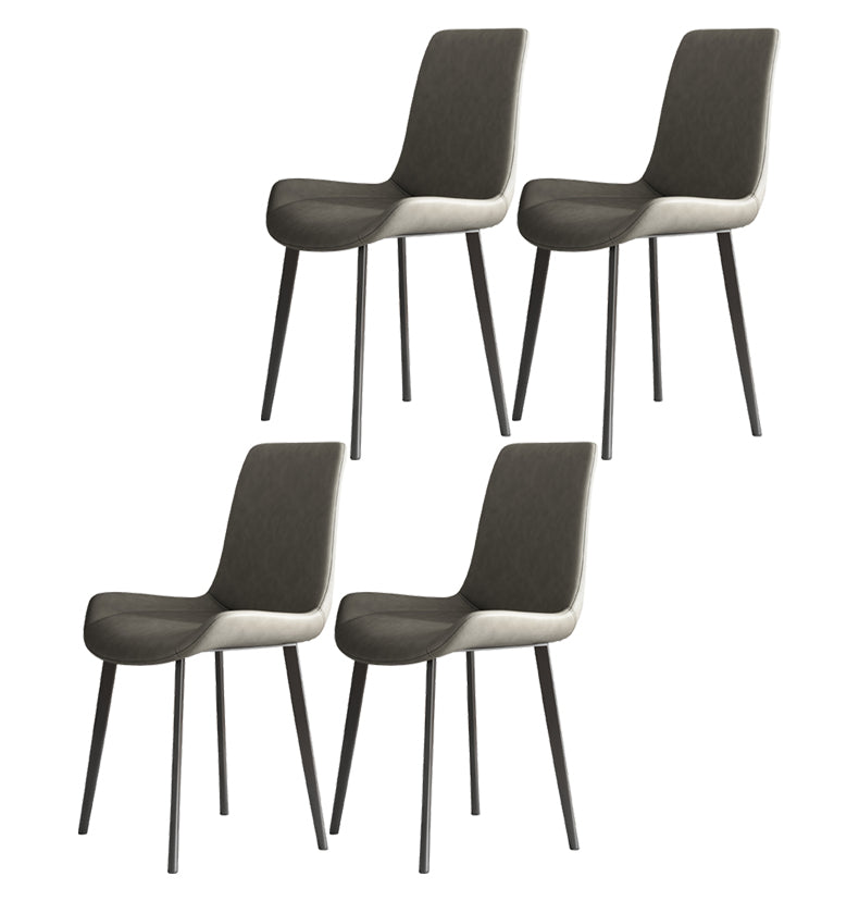 Minimalist Style 1/4/5/7 Rectangular Dining Room Table Set for Kitchen 4 Grey Chairs Clearhalo 'Dining Room Sets' 'Dining Tables & Seating' 'dining_room_set' 'furn' 'furn_dining_room_set' 'Furniture' 'furniture_dining_room_set' 'Kitchen & Dining Furniture' 'kitchen&dining_furn' 'kitchen' 4545777