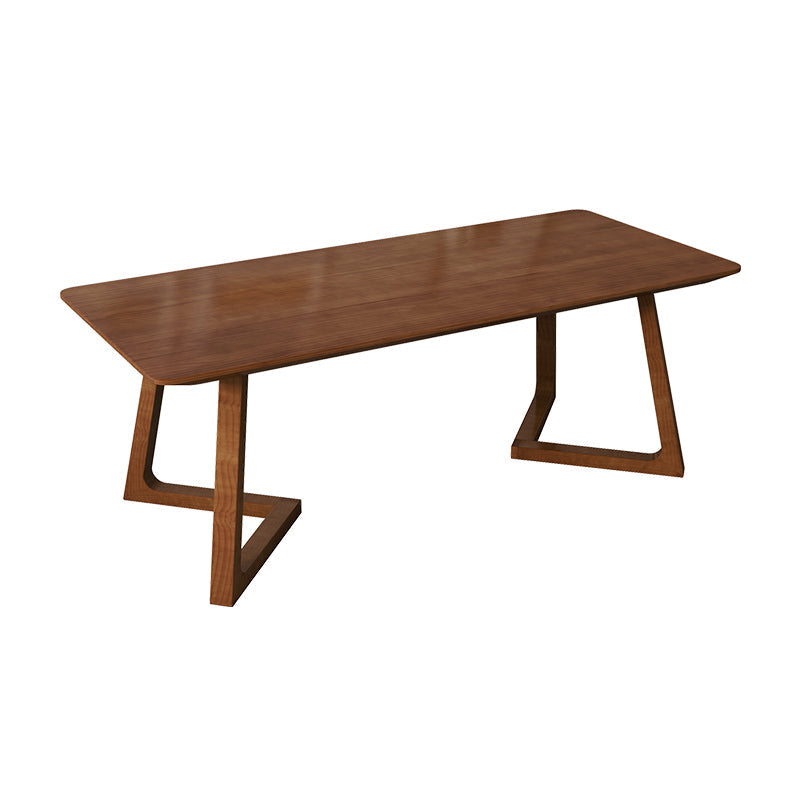 Modern Style 1/2/5/7 Solid Wood Dining Set with Wood Chairs Furniture for Home Clearhalo 'Dining Room Sets' 'Dining Tables & Seating' 'dining_room_set' 'furn' 'furn_dining_room_set' 'Furniture' 'furniture_dining_room_set' 'Kitchen & Dining Furniture' 'kitchen&dining_furn' 'kitchen' 4545798