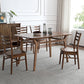 Modern Style 1/4/5 Rectangle Solid Wood Dining Set with Wood Chairs for Home Clearhalo 'Dining Room Sets' 'Dining Tables & Seating' 'dining_room_set' 'furn' 'furn_dining_room_set' 'Furniture' 'furniture_dining_room_set' 'Kitchen & Dining Furniture' 'kitchen&dining_furn' 'kitchen' 4545820