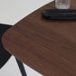 Metal Industrial Square Dining Table Manufactured wood Top Table with Pedestal Base Clearhalo ' dining_table' 'Dining Tables & Seating' 'Dining Tables' 'furn' 'furn_dining_table' 'Furniture' 'furniture_dining_table' 'Kitchen & Dining Furniture' 'kitchen&dining_furn' 'kitchen' 'kitchen_dining_table' 4545840
