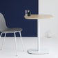 Metal Industrial Square Dining Table Manufactured wood Top Table with Pedestal Base Clearhalo ' dining_table' 'Dining Tables & Seating' 'Dining Tables' 'furn' 'furn_dining_table' 'Furniture' 'furniture_dining_table' 'Kitchen & Dining Furniture' 'kitchen&dining_furn' 'kitchen' 'kitchen_dining_table' 4545842