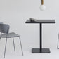 Metal Industrial Square Dining Table Solid Wood Top Indoor Table with Pedestal Base Clearhalo ' dining_table' 'Dining Tables & Seating' 'Dining Tables' 'furn' 'furn_dining_table' 'Furniture' 'furniture_dining_table' 'Kitchen & Dining Furniture' 'kitchen&dining_furn' 'kitchen' 'kitchen_dining_table' 4545876