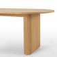 Oval Solid Wood Dining Table Simplicity Double Pedestal Table for Dining Room Clearhalo ' dining_table' 'Dining Tables & Seating' 'Dining Tables' 'furn' 'furn_dining_table' 'Furniture' 'furniture_dining_table' 'Kitchen & Dining Furniture' 'kitchen&dining_furn' 'kitchen' 'kitchen_dining_table' 4545954