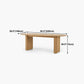 Oval Solid Wood Dining Table Simplicity Double Pedestal Table for Dining Room Clearhalo ' dining_table' 'Dining Tables & Seating' 'Dining Tables' 'furn' 'furn_dining_table' 'Furniture' 'furniture_dining_table' 'Kitchen & Dining Furniture' 'kitchen&dining_furn' 'kitchen' 'kitchen_dining_table' 4545963