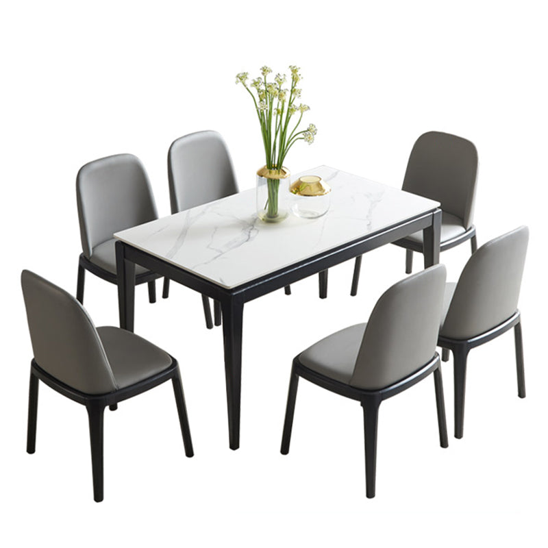 Mid-Century Rectangle Dining Table 4-foot Dining Room Furniture for Home Clearhalo ' dining_table' 'Dining Tables & Seating' 'Dining Tables' 'furn' 'furn_dining_table' 'Furniture' 'furniture_dining_table' 'Kitchen & Dining Furniture' 'kitchen&dining_furn' 'kitchen' 'kitchen_dining_table' 4546025