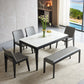 Mid-Century Rectangle Dining Table 4-foot Dining Room Furniture for Home Clearhalo ' dining_table' 'Dining Tables & Seating' 'Dining Tables' 'furn' 'furn_dining_table' 'Furniture' 'furniture_dining_table' 'Kitchen & Dining Furniture' 'kitchen&dining_furn' 'kitchen' 'kitchen_dining_table' 4546027