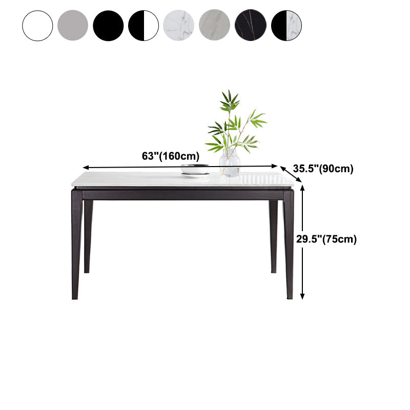 Mid-Century Rectangle Dining Table 4-foot Dining Room Furniture for Home Clearhalo ' dining_table' 'Dining Tables & Seating' 'Dining Tables' 'furn' 'furn_dining_table' 'Furniture' 'furniture_dining_table' 'Kitchen & Dining Furniture' 'kitchen&dining_furn' 'kitchen' 'kitchen_dining_table' 4546032