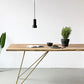 Rectangle 4 Legs Luxury Dining Table Wood Color Fixed Table of Solid Wood Clearhalo ' dining_table' 'Dining Tables & Seating' 'Dining Tables' 'furn' 'furn_dining_table' 'Furniture' 'furniture_dining_table' 'Kitchen & Dining Furniture' 'kitchen&dining_furn' 'kitchen' 'kitchen_dining_table' 4546040