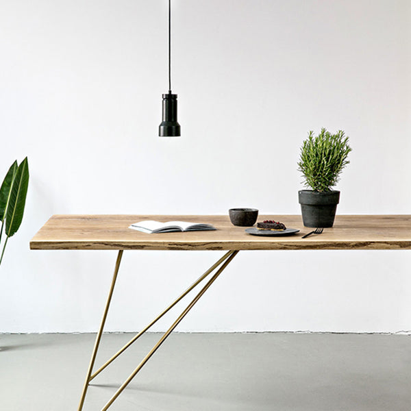 Rectangle 4 Legs Luxury Dining Table Wood Color Fixed Table of Solid Wood Clearhalo ' dining_table' 'Dining Tables & Seating' 'Dining Tables' 'furn' 'furn_dining_table' 'Furniture' 'furniture_dining_table' 'Kitchen & Dining Furniture' 'kitchen&dining_furn' 'kitchen' 'kitchen_dining_table' 4546040