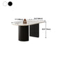 Double Pedestal Dining Table Contemporary Style Dining Room Table for Home Clearhalo ' dining_table' 'Dining Tables & Seating' 'Dining Tables' 'furn' 'furn_dining_table' 'Furniture' 'furniture_dining_table' 'Kitchen & Dining Furniture' 'kitchen&dining_furn' 'kitchen' 'kitchen_dining_table' 4546068