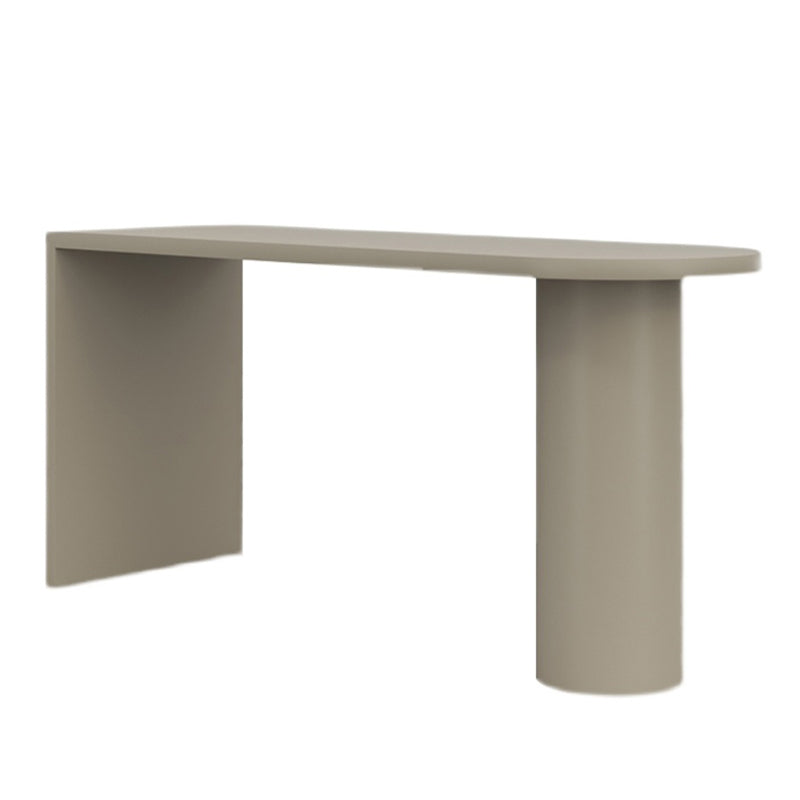 Free Form Pine Wood Table for Restaurant Modern Wood Table with Double Pedestal Base Grey Without Chairs Clearhalo ' dining_table' 'Dining Tables & Seating' 'Dining Tables' 'furn' 'furn_dining_table' 'Furniture' 'furniture_dining_table' 'Kitchen & Dining Furniture' 'kitchen&dining_furn' 'kitchen' 'kitchen_dining_table' 4546094