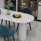 Sintered Stone Top Freeform Table for Restaurant Modern Dining Table with 3 Legs Clearhalo ' dining_table' 'Dining Tables & Seating' 'Dining Tables' 'furn' 'furn_dining_table' 'Furniture' 'furniture_dining_table' 'Kitchen & Dining Furniture' 'kitchen&dining_furn' 'kitchen' 'kitchen_dining_table' 4546177