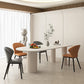 Contemporary Stone Dinner Table Tripod Base Dining Room Table for Home White 70.9"L x 31.5"W x 29.5"H Without Chairs Clearhalo ' dining_table' 'Dining Tables & Seating' 'Dining Tables' 'furn' 'furn_dining_table' 'Furniture' 'furniture_dining_table' 'Kitchen & Dining Furniture' 'kitchen&dining_furn' 'kitchen' 'kitchen_dining_table' 4546203