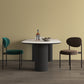 Contemporary Stone Dinner Table Tripod Base Dining Room Table for Home Clearhalo ' dining_table' 'Dining Tables & Seating' 'Dining Tables' 'furn' 'furn_dining_table' 'Furniture' 'furniture_dining_table' 'Kitchen & Dining Furniture' 'kitchen&dining_furn' 'kitchen' 'kitchen_dining_table' 4546210