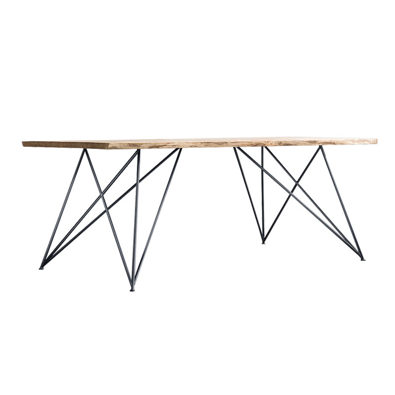 Rectangle Shape Luxury Dining Table Solid Wood Fixed Table for Restaurant Black Without Chairs Clearhalo ' dining_table' 'Dining Tables & Seating' 'Dining Tables' 'furn' 'furn_dining_table' 'Furniture' 'furniture_dining_table' 'Kitchen & Dining Furniture' 'kitchen&dining_furn' 'kitchen' 'kitchen_dining_table' 4546256
