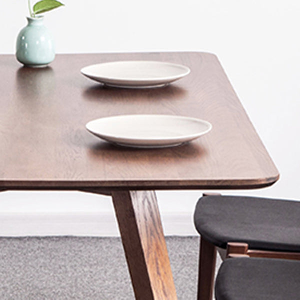 Double Pedestal Rectangle Modern Table Solid Wood Fixed Dining Table Clearhalo ' dining_table' 'Dining Tables & Seating' 'Dining Tables' 'furn' 'furn_dining_table' 'Furniture' 'furniture_dining_table' 'Kitchen & Dining Furniture' 'kitchen&dining_furn' 'kitchen' 'kitchen_dining_table' 4546273