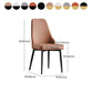 Scandinavian Style Solid Back Armless Dining Chair Upholstered Dining Side Chair Clearhalo ' kitchen&dining_furn' 'Dining Chairs' 'Dining Tables & Seating' 'dining_chair' 'furn' 'furn_dining_chair' 'Furniture' 'furniture_dining_chair' 'Kitchen & Dining Furniture' 'kitchen' 4546389