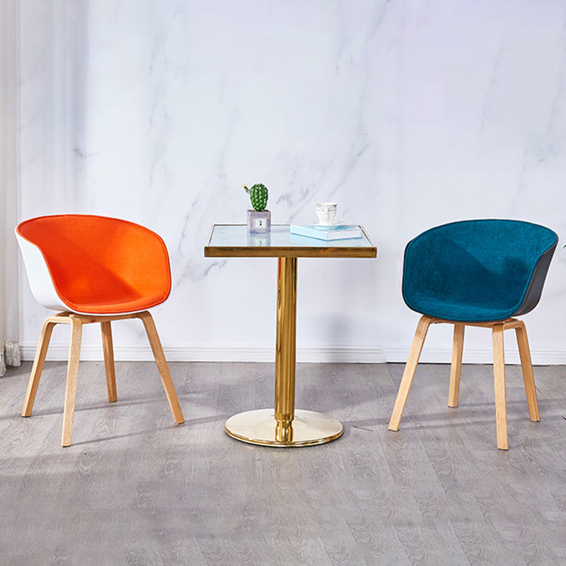Modern Style Dining Chairs Dining Armless Side Chair with Wooden Legs Clearhalo ' kitchen&dining_furn' 'Dining Chairs' 'Dining Tables & Seating' 'dining_chair' 'furn' 'furn_dining_chair' 'Furniture' 'furniture_dining_chair' 'Kitchen & Dining Furniture' 'kitchen' 4546442