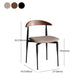 Industrial Design Armless Open Back Side Chairs Faux Leather Dining Chairs Clearhalo ' kitchen&dining_furn' 'Dining Chairs' 'Dining Tables & Seating' 'dining_chair' 'furn' 'furn_dining_chair' 'Furniture' 'furniture_dining_chair' 'Kitchen & Dining Furniture' 'kitchen' 4546482