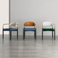 Contemporary Style Dining Chairs Dining Arm Open Back Chairs with Metal Legs Clearhalo ' kitchen&dining_furn' 'Dining Chairs' 'Dining Tables & Seating' 'dining_chair' 'furn' 'furn_dining_chair' 'Furniture' 'furniture_dining_chair' 'Kitchen & Dining Furniture' 'kitchen' 4546488