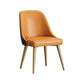 Nordic Design Faux Leather Dining Chairs Solid Back Armless Dining Chair Orange 1 Piece Clearhalo ' kitchen&dining_furn' 'Dining Chairs' 'Dining Tables & Seating' 'dining_chair' 'furn' 'furn_dining_chair' 'Furniture' 'furniture_dining_chair' 'Kitchen & Dining Furniture' 'kitchen' 4546517