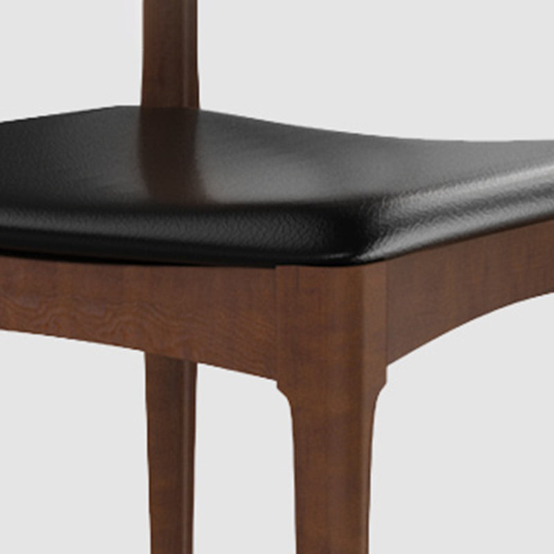 Modern Dining Open Back Chairs Dining Armless Side Chairs with Wooden Legs Clearhalo ' kitchen&dining_furn' 'Dining Chairs' 'Dining Tables & Seating' 'dining_chair' 'furn' 'furn_dining_chair' 'Furniture' 'furniture_dining_chair' 'Kitchen & Dining Furniture' 'kitchen' 4546543