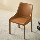 Contemporary Metal Dining Arm Chair Leather Dining Side Chairs for Restaurant Use Clearhalo ' kitchen&dining_furn' 'Dining Chairs' 'Dining Tables & Seating' 'dining_chair' 'furn' 'furn_dining_chair' 'Furniture' 'furniture_dining_chair' 'Kitchen & Dining Furniture' 'kitchen' 4546573