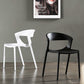 Modern Dining and Accent Chairs Indoor-Outdoor Plastic Open Back Side Chair Clearhalo ' kitchen&dining_furn' 'Dining Chairs' 'Dining Tables & Seating' 'dining_chair' 'Furniture' 'furniture_dining_chair' 'Kitchen & Dining Furniture' 'kitchen' 4546623