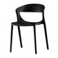 Modern Dining and Accent Chairs Indoor-Outdoor Plastic Open Back Side Chair Clearhalo ' kitchen&dining_furn' 'Dining Chairs' 'Dining Tables & Seating' 'dining_chair' 'Furniture' 'furniture_dining_chair' 'Kitchen & Dining Furniture' 'kitchen' 4546628