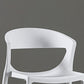 Modern Dining and Accent Chairs Indoor-Outdoor Plastic Open Back Side Chair Clearhalo ' kitchen&dining_furn' 'Dining Chairs' 'Dining Tables & Seating' 'dining_chair' 'Furniture' 'furniture_dining_chair' 'Kitchen & Dining Furniture' 'kitchen' 4546630