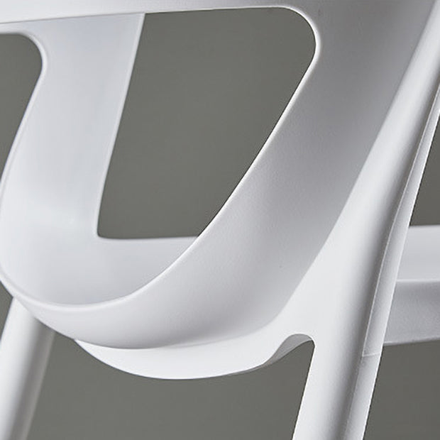 Modern Dining and Accent Chairs Indoor-Outdoor Plastic Open Back Side Chair Clearhalo ' kitchen&dining_furn' 'Dining Chairs' 'Dining Tables & Seating' 'dining_chair' 'Furniture' 'furniture_dining_chair' 'Kitchen & Dining Furniture' 'kitchen' 4546634