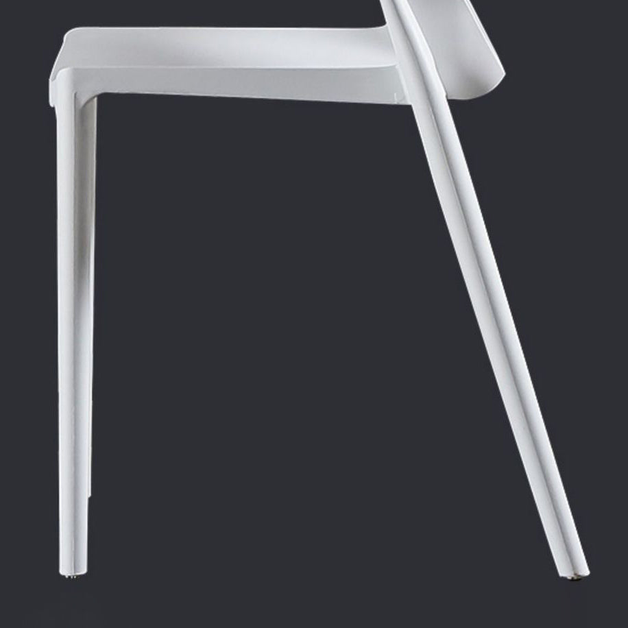 Modern Dining and Accent Chairs Indoor-Outdoor Plastic Open Back Side Chair Clearhalo ' kitchen&dining_furn' 'Dining Chairs' 'Dining Tables & Seating' 'dining_chair' 'Furniture' 'furniture_dining_chair' 'Kitchen & Dining Furniture' 'kitchen' 4546636