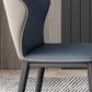 Industrial Design Wingback Armless Dining Chair Faux Leather Dining Chairs Clearhalo ' kitchen&dining_furn' 'Dining Chairs' 'Dining Tables & Seating' 'dining_chair' 'furn' 'furn_dining_chair' 'Furniture' 'furniture_dining_chair' 'Kitchen & Dining Furniture' 'kitchen' 4546694