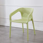 Plastic Scandinavian Kitchen Dining Room Chair Solid Back Armchair Green 1 Piece Clearhalo ' kitchen&dining_furn' 'Dining Chairs' 'Dining Tables & Seating' 'dining_chair' 'furn' 'furn_dining_chair' 'Furniture' 'furniture_dining_chair' 'Kitchen & Dining Furniture' 'kitchen' 4546794