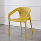 Plastic Scandinavian Kitchen Dining Room Chair Solid Back Armchair Ginger 1 Piece Clearhalo ' kitchen&dining_furn' 'Dining Chairs' 'Dining Tables & Seating' 'dining_chair' 'furn' 'furn_dining_chair' 'Furniture' 'furniture_dining_chair' 'Kitchen & Dining Furniture' 'kitchen' 4546806