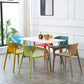 Plastic Scandinavian Kitchen Dining Room Chair Solid Back Armchair Clearhalo ' kitchen&dining_furn' 'Dining Chairs' 'Dining Tables & Seating' 'dining_chair' 'furn' 'furn_dining_chair' 'Furniture' 'furniture_dining_chair' 'Kitchen & Dining Furniture' 'kitchen' 4546807