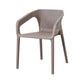 Plastic Scandinavian Kitchen Dining Room Chair Solid Back Armchair Grey 1 Piece Clearhalo ' kitchen&dining_furn' 'Dining Chairs' 'Dining Tables & Seating' 'dining_chair' 'furn' 'furn_dining_chair' 'Furniture' 'furniture_dining_chair' 'Kitchen & Dining Furniture' 'kitchen' 4546838