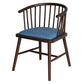 Contemporary Homestay Wood Arm Chair Matte Finish Windsor Back Dining Chair Light Blue 1 Piece Clearhalo ' kitchen&dining_furn' 'Dining Chairs' 'Dining Tables & Seating' 'dining_chair' 'furn' 'furn_dining_chair' 'Furniture' 'furniture_dining_chair' 'Kitchen & Dining Furniture' 'kitchen' 4546856