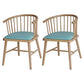 Contemporary Homestay Wood Arm Chair Matte Finish Windsor Back Dining Chair Pea Green 2 Piece Set Clearhalo ' kitchen&dining_furn' 'Dining Chairs' 'Dining Tables & Seating' 'dining_chair' 'furn' 'furn_dining_chair' 'Furniture' 'furniture_dining_chair' 'Kitchen & Dining Furniture' 'kitchen' 4546881