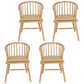 Contemporary Homestay Wood Arm Chair Matte Finish Windsor Back Dining Chair Camel 4 Piece Set Clearhalo ' kitchen&dining_furn' 'Dining Chairs' 'Dining Tables & Seating' 'dining_chair' 'furn' 'furn_dining_chair' 'Furniture' 'furniture_dining_chair' 'Kitchen & Dining Furniture' 'kitchen' 4546888