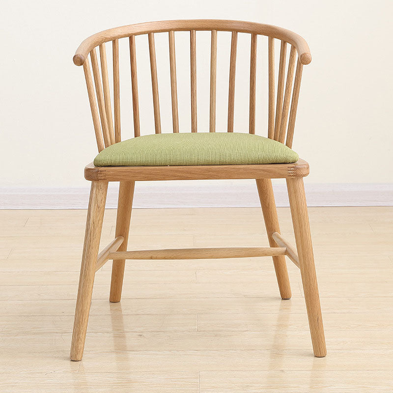 Contemporary Homestay Wood Arm Chair Matte Finish Windsor Back Dining Chair Light Green 1 Piece Clearhalo ' kitchen&dining_furn' 'Dining Chairs' 'Dining Tables & Seating' 'dining_chair' 'furn' 'furn_dining_chair' 'Furniture' 'furniture_dining_chair' 'Kitchen & Dining Furniture' 'kitchen' 4546889